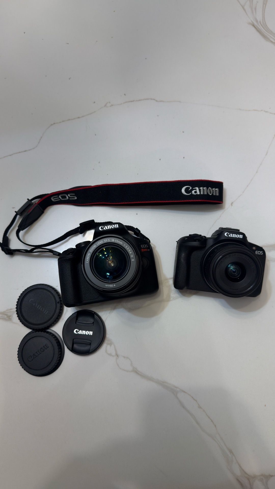 Canon Rebel T7 + Canon R50 Bundle