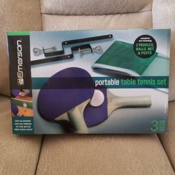 Portable Tablet Tennis Set