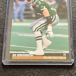 1995 Pro Line Football Card #390 Bill Romanowski Philadelphia Eagles