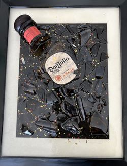 Custom Liquor Bottle Art