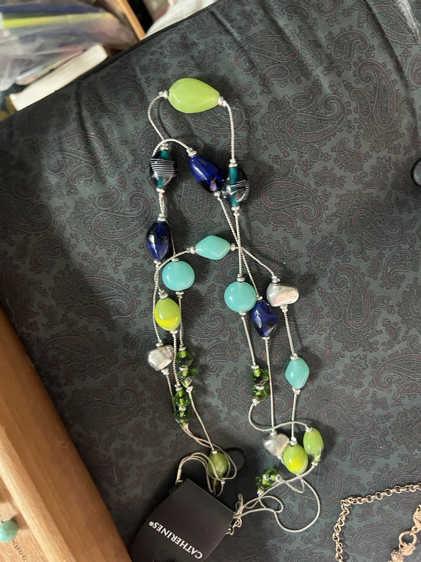 Earrings And Necklaces Purse Charms With Pom Poms