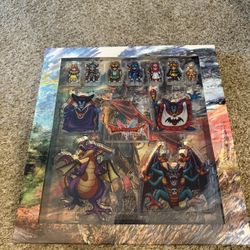 Dragon Quest I & II HD-2D Collector's Edition Acrylic Blocks