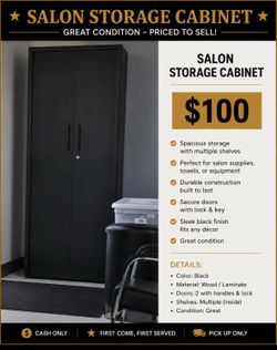 Salon storage