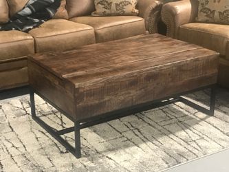 Brand new solid wood lift top table