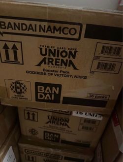 Union Arena Goddess of Victory: Nikke Sealed Booster Box Cases (English)