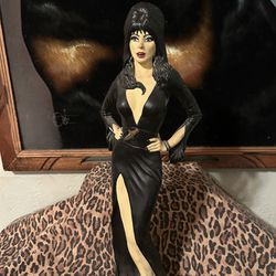Vintage 80s 1988 Big Elvira Mistress Of The Dark 20” Vinyl Figure Statue 1/4 Scale Model Kit Built Rare