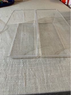 Clear Plastic Soda Can Organizer for Refrigerator $12 for Two