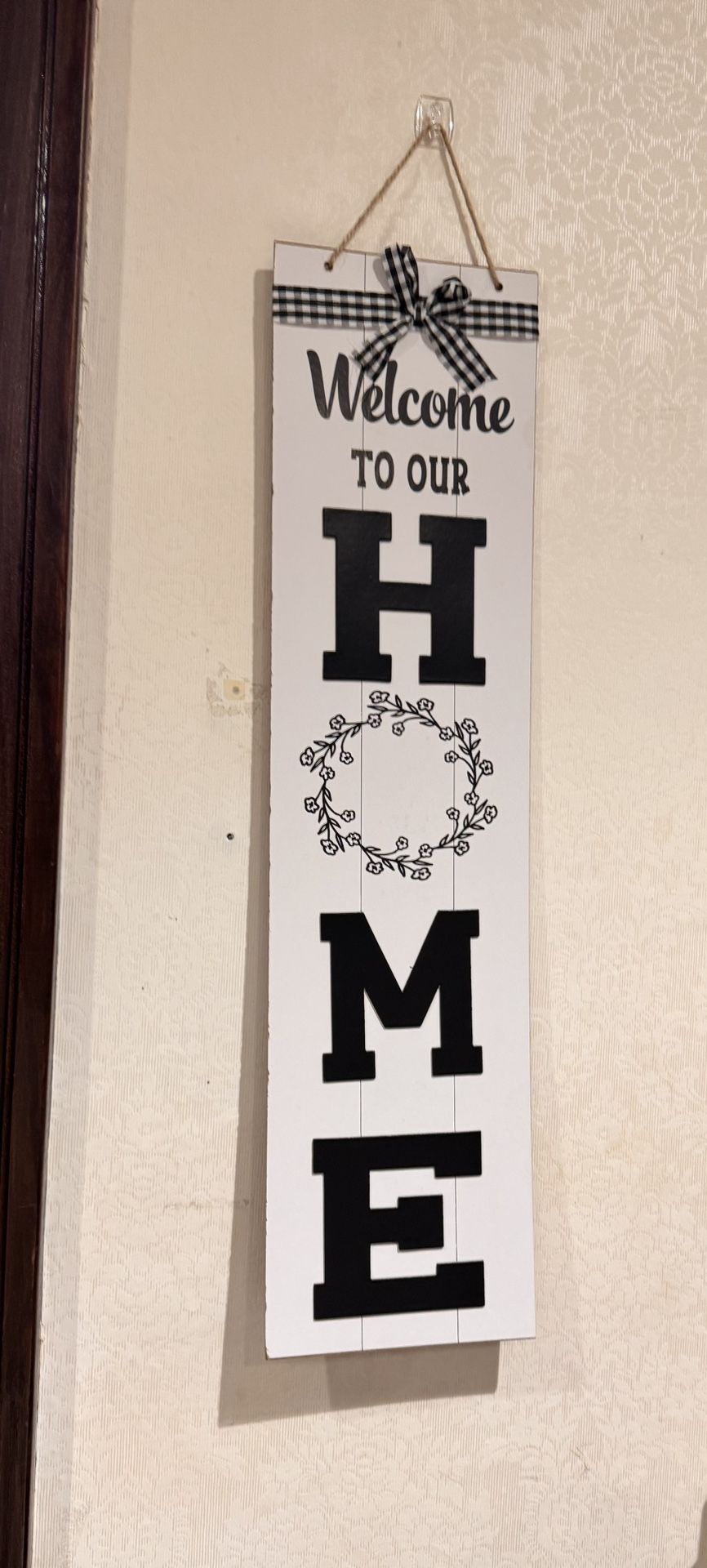 Long Sign Hanging Decor