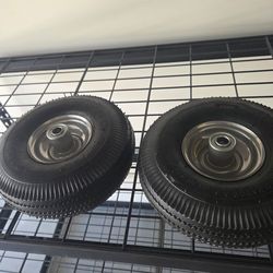 2 Milwaukee hand truck pneumatic tires