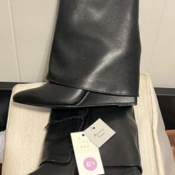 Women's Rue Dress Boots - A New Day Black Ankle dreUniversal Thread Women's Size 6.5