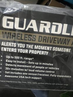 Guarding 500 Ft Perimeter Sensors Retail $200 