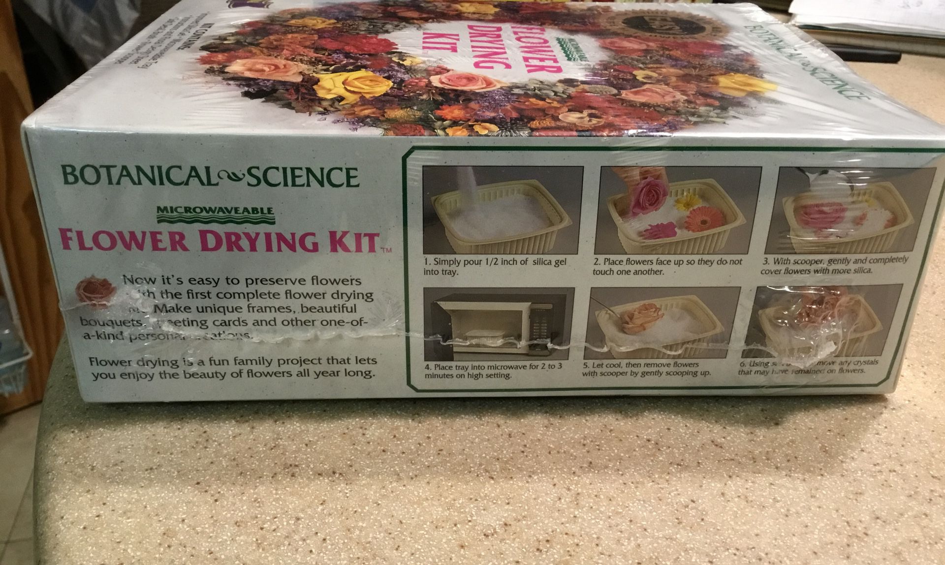 Flower Drying Kit By Botanical Science - Silica Gel /Microwavable - New In  Sealed Box for Sale in Lake Clarke, FL - OfferUp
