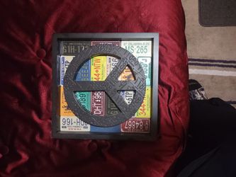 License Plate Peace Sign Picture