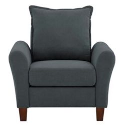 Jarenie Casual Dark Grey Linen Accent Chair （YMX-02-ZH-216）