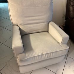 Reclining swing armchair