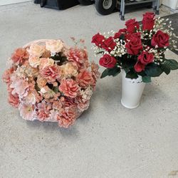 Vintage Flower Arrangements (Artificial)