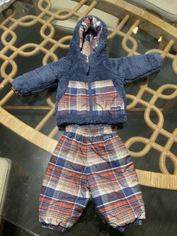 Patagonia Snow Suit Fleece Puff Ball 3-10 months