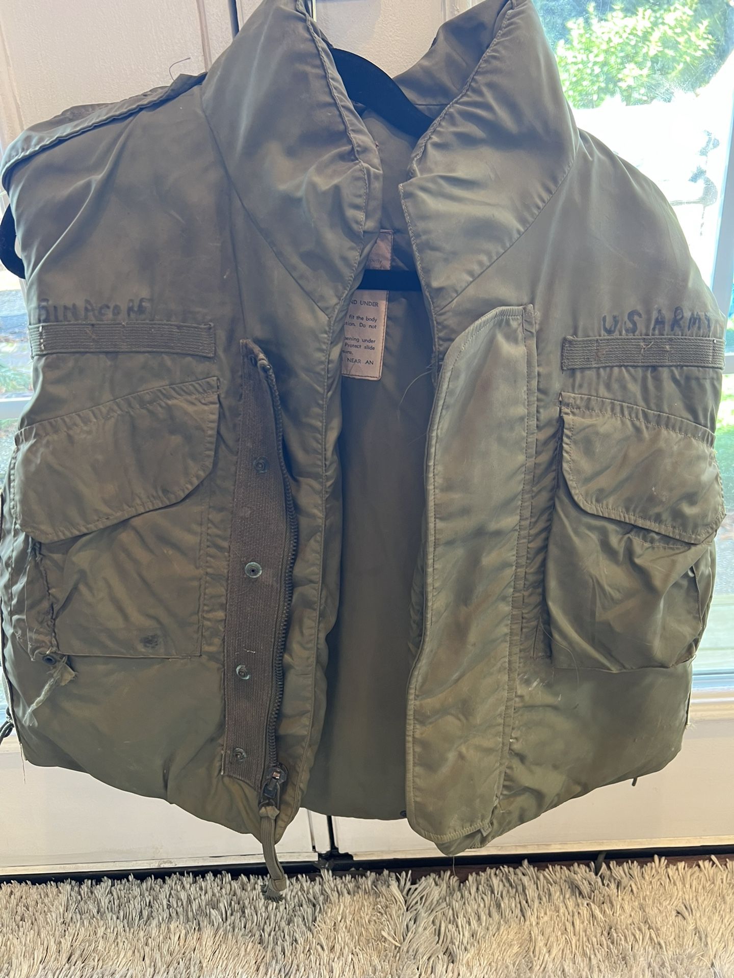 US ARMY , Vintage Vietnam War Flak Jacket