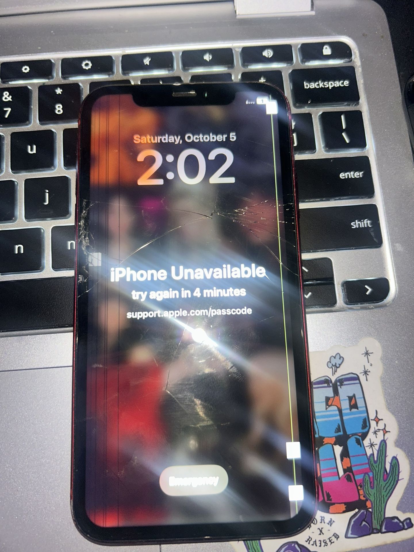 Locked iphone Xr 