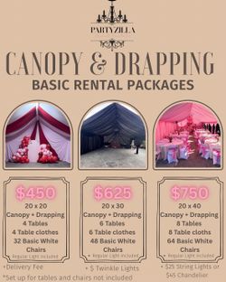 Tent and Drapping | carpas con telas
