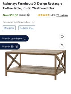 Farmhouse Coffee Table