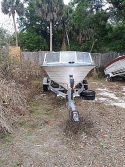 Boat and trailer