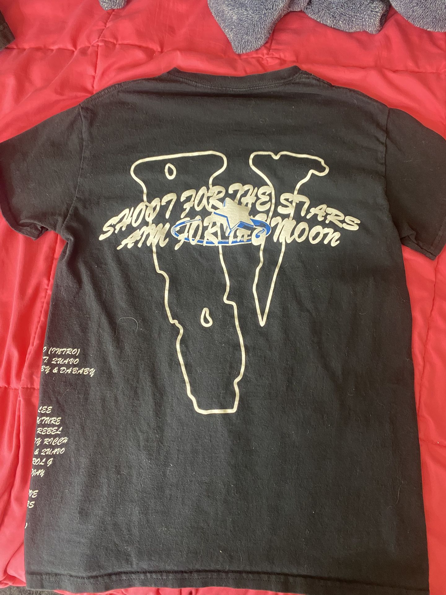 Pop Smoke X Vlone tracklist Tee