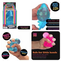 NeeDoh Dream Drop Sparkle Sensory Squishy Fidget Toy