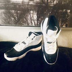 Jordan Concord 11 High Top Size 18 Black And White