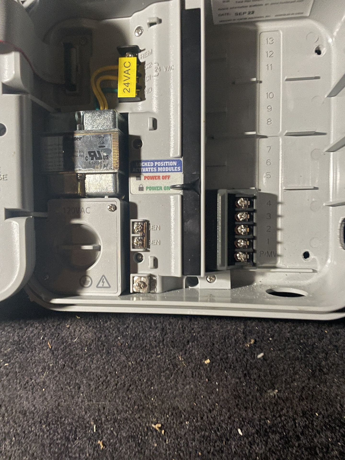 Hunter Pro C Sprinkler Controller And Definite Purpose Contractor Box