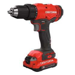 CRAFTSMAN V20 20-Volt Max 1/2-in Cordless Drill (With 2 Batteries & Charger) (NEW) (PACKED)