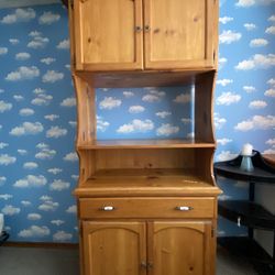 Solid Knotty Pine Custom Cabinet