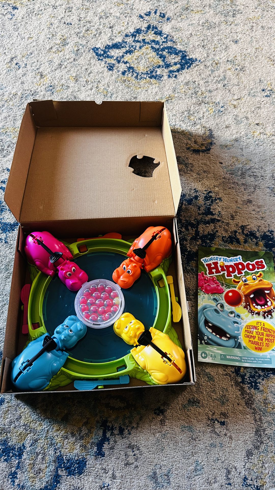 Hungry hungry hippos board game