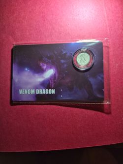 Venom Dragon Coin Collector Card Set