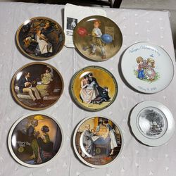8 Collectible Plates