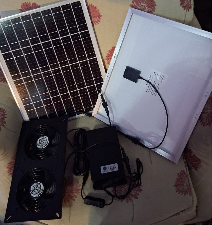 Solar Fans For Chicken Coupe 