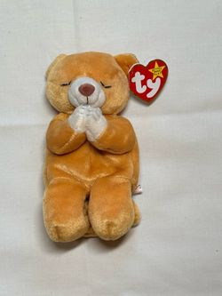 Vintage 1998 Ty Beanie Baby - "Hope" the Praying Bear (Retired with Tags)