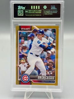 2026 Topps Owen Caissie Gold Mascot Rookie Card /50 (01/50 Serial Number!) Baseball Card