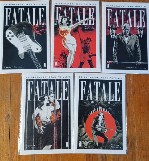 Fatale Comic Book Lot Of 5 Issue Nineteen Eighteen Supernatural