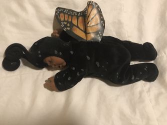 Anne Geddes 1997 Monarch Butterfly Baby - Dark Skin