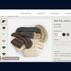 Roly Poly Cushion (Driade)