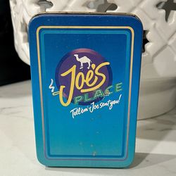 Vintage Joes Place Camel Deck of Cards Sealed with Tin