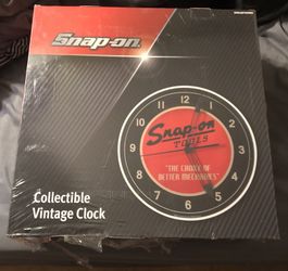 Snap-On Vintage Giant 15” Clock New!