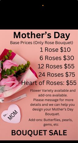 Flowers For Mother’s Day - Taking Last Minute Orders
