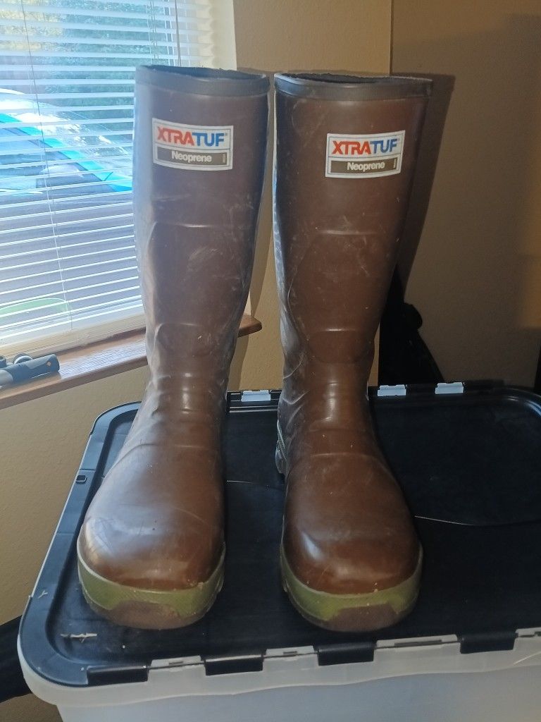 Xtra Tuff Neoprene Boots Size 12 OBO