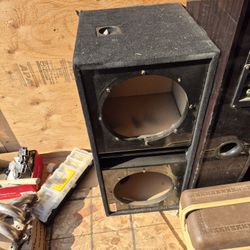 12" Sub Double Speaker Box 