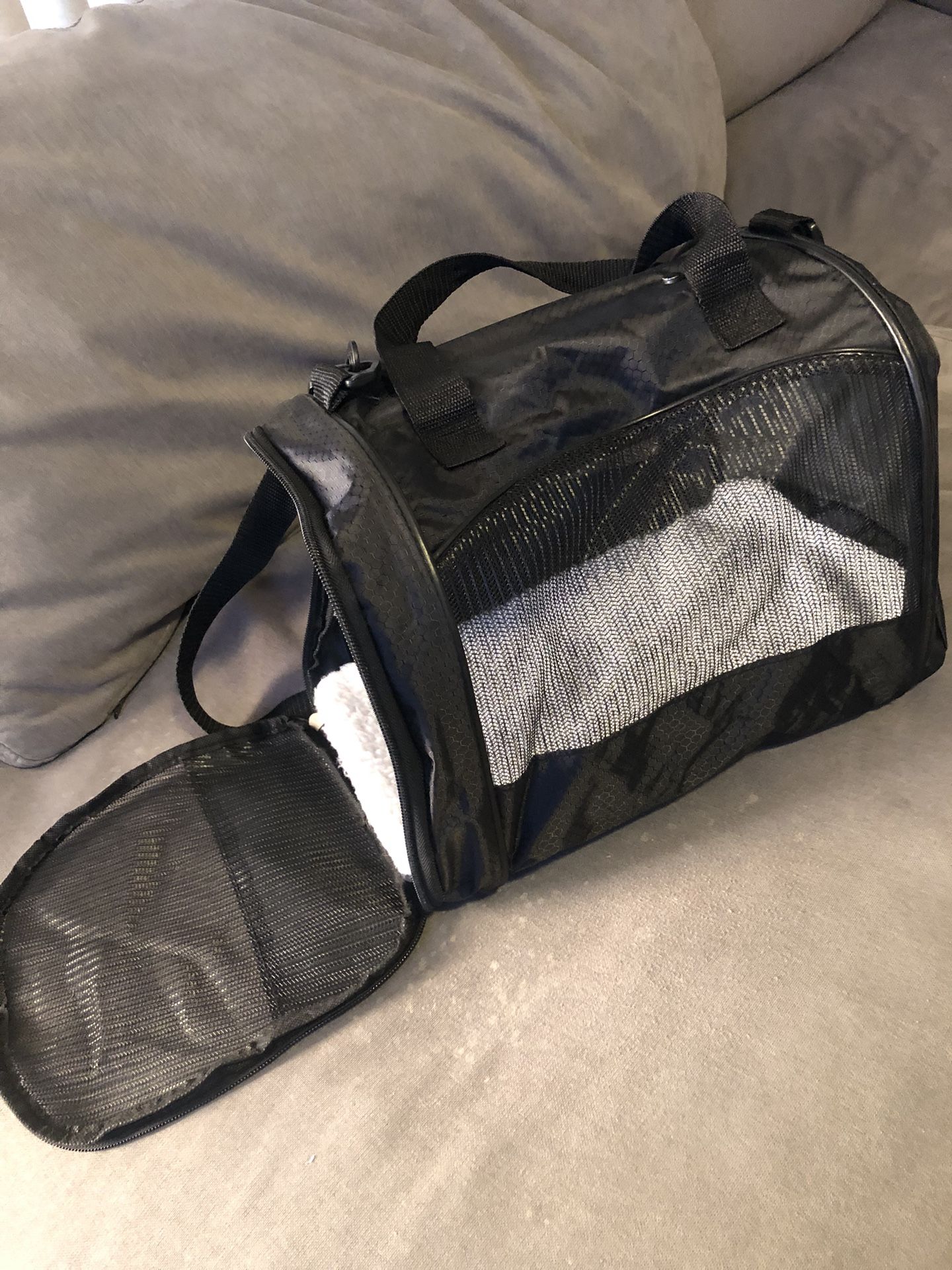 Dog Carrier With Mesh Panels