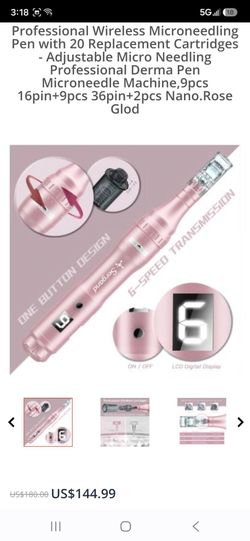 Professional wireless microneedling pen