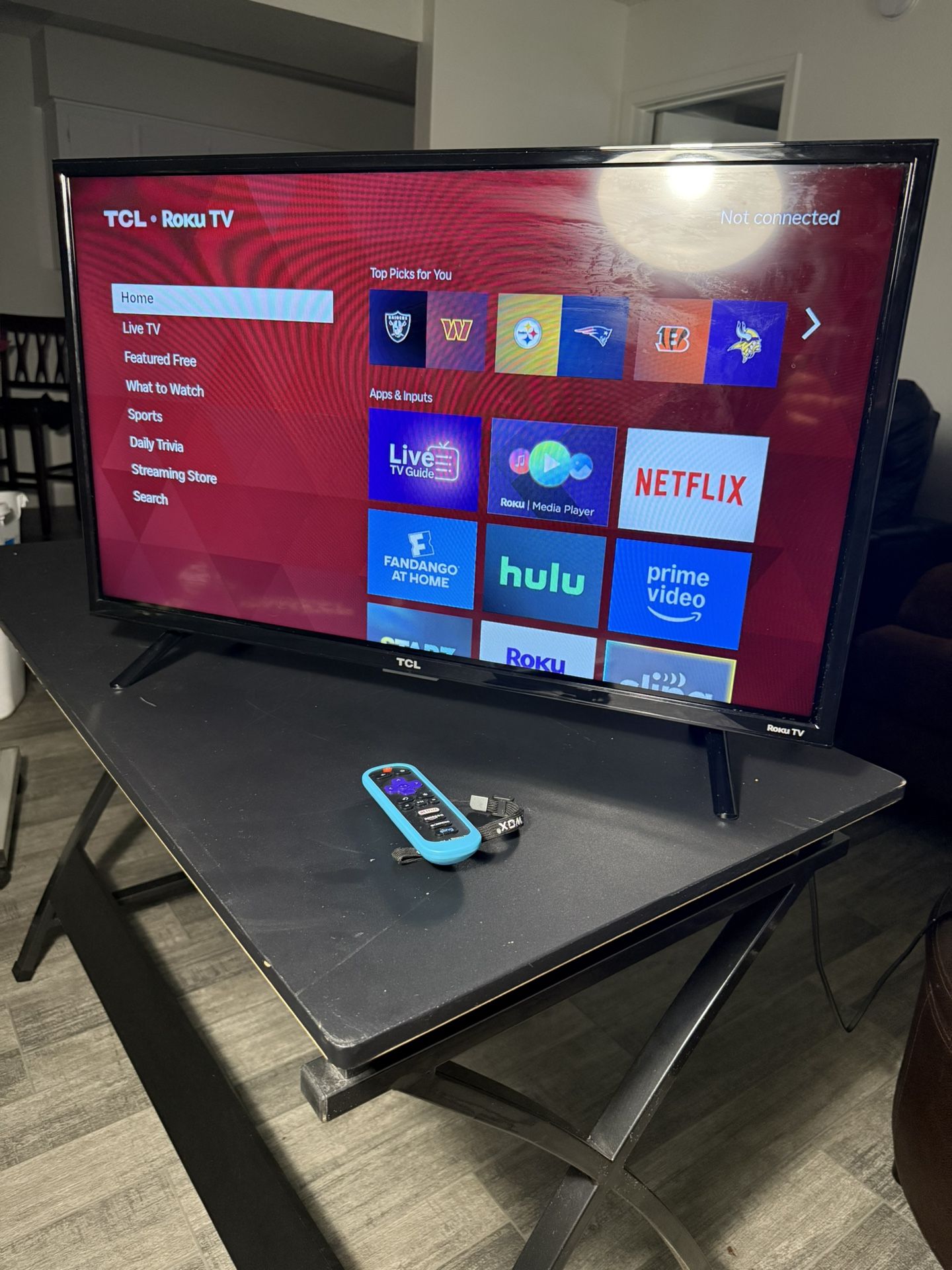 32” TCL Smart Roku Tv