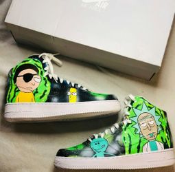 Rick And Morty Exclusives Custom Af1s 
